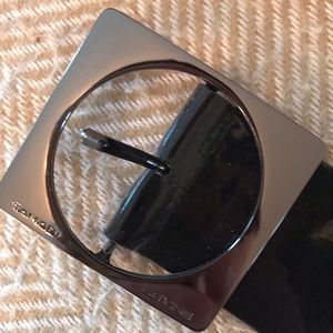 Tahari Wide Black Belt